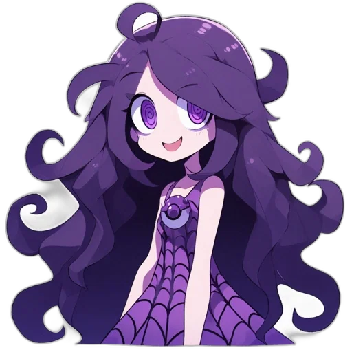 hair, dress, creature, crown, pixel art, anime, cartoon, fantasy art transparent PNG cut-out