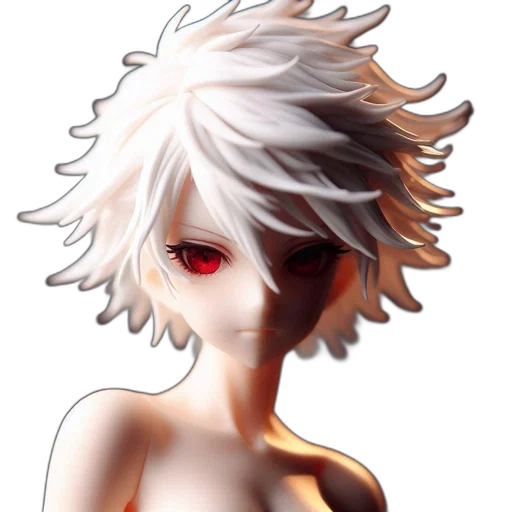 face, mask, hair, creature, 3d render, concept art, photorealistic, pixel art transparent PNG cut-out