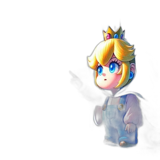 crown, staff, dragon, weapon, 3d render, pixel art, concept art, fantasy art transparent PNG cut-out