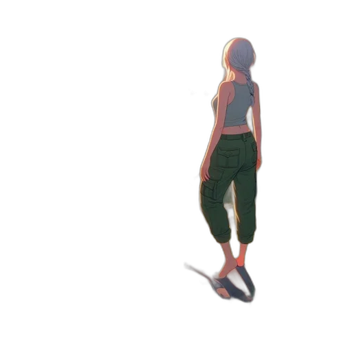 dress, jacket, creature, shoes, concept art, pixel art, 3d render, watercolor transparent PNG cut-out