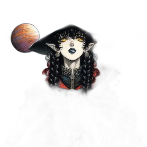 staff, fantasy art, concept art, pixel art, comic book art, outer space, dark, monochrome transparent PNG cut-out