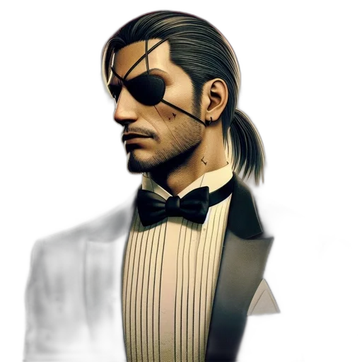 face, staff, concept art, photorealistic, 3d render, comic book art, dapper, gentleman transparent PNG cut-out