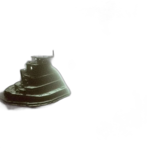 hat, shoes, crown, car, 3d render, photorealistic, concept art, vaporwave transparent PNG cut-out