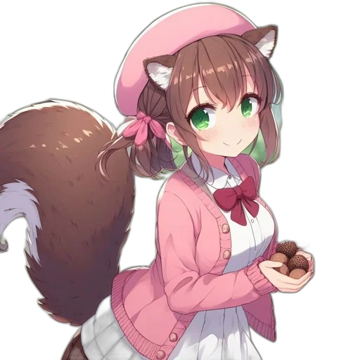 staff, hat, creature, animal, anime, concept art, pixel art, fantasy art transparent PNG cut-out