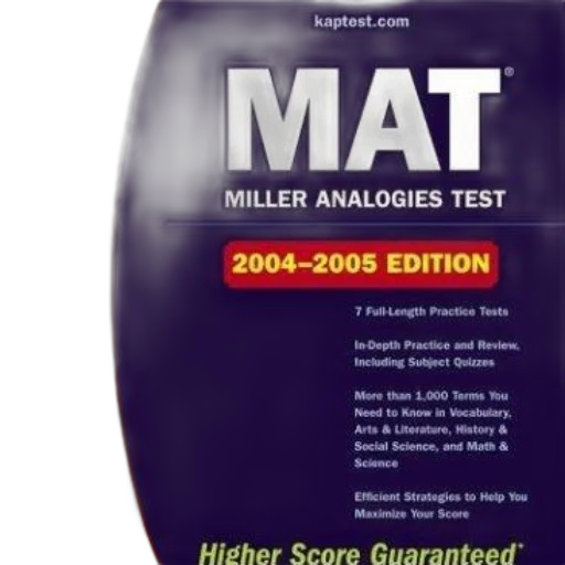 cover, mat, miller, analogies, test, 2004-2005, edition, features transparent PNG cut-out