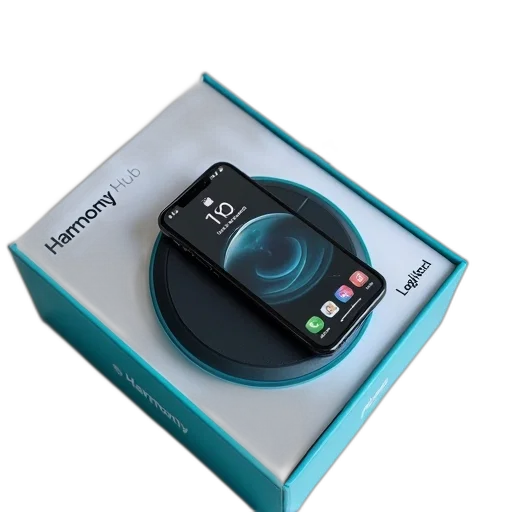 3d render, smartphone, black, screen, displaying, home, app, icons transparent PNG cut-out