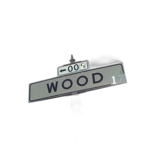 jewelry, sword, furniture, car, 3d render, street, sign, says transparent PNG cut-out