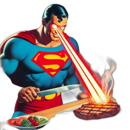 food, staff, weapon, comic book art, concept art, fire, humorous, comic transparent PNG cut-out