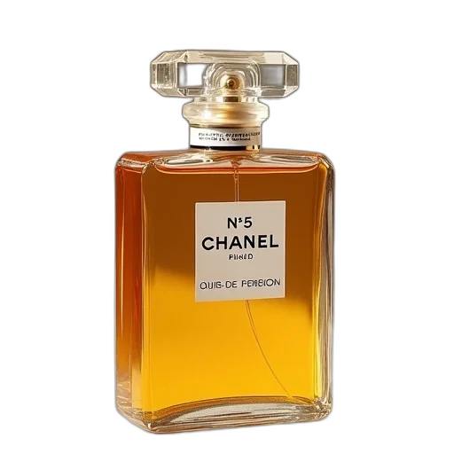 bottle, crown, photorealistic, chanel, eau, toilette, spray transparent PNG cut-out