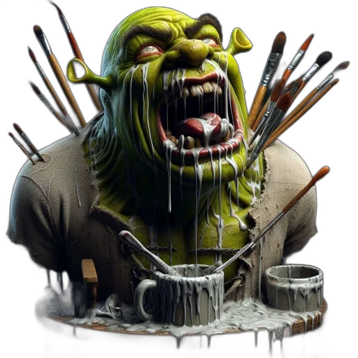 staff, creature, weapon, face, concept art, 3d render, fantasy art, photorealistic transparent PNG cut-out