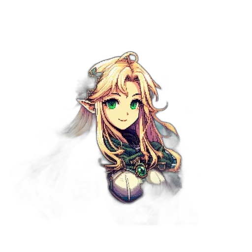 staff, weapon, crown, mask, pixel art, fantasy art, anime, watercolor transparent PNG cut-out