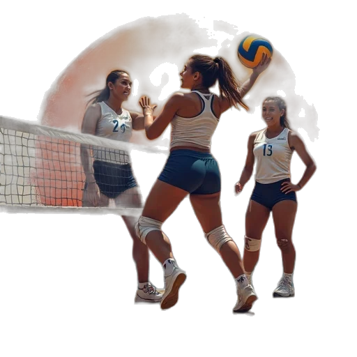 volleyball, print, sports, team transparent PNG cut-out