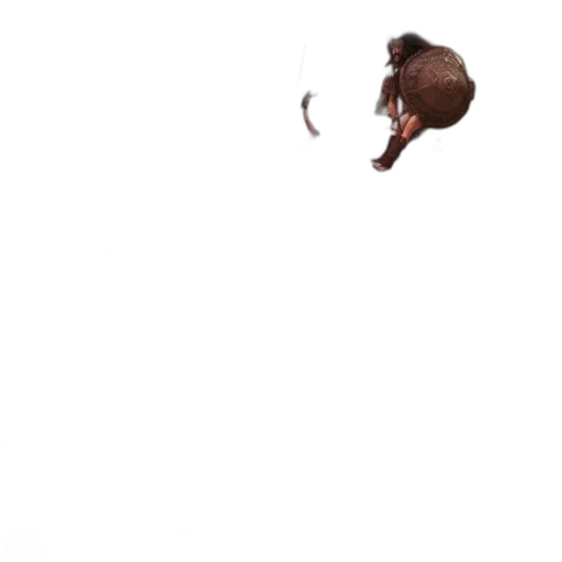 animal, hair, creature, umbrella, concept art, 3d render, photorealistic, pixel art transparent PNG cut-out