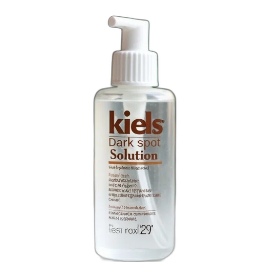 bottle, kiels, dark, spot, solution, placed, white, surface transparent PNG cut-out