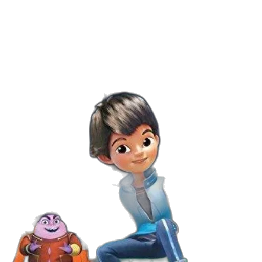 robot, staff, 3d render, concept art, cartoon, photorealistic, outer space, city street transparent PNG cut-out