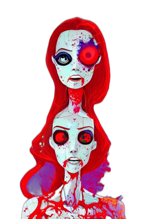 mask, comic book art, concept art, fantasy art transparent PNG cut-out
