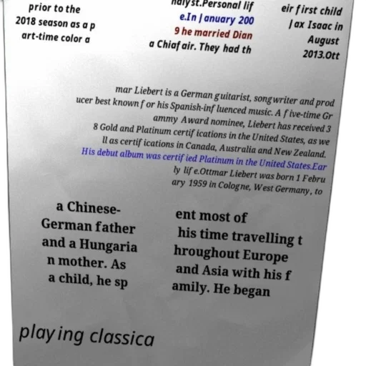 german, guitarist, songwriter, producer, known, his, spanish-influenced, music transparent PNG cut-out