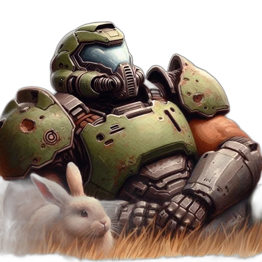 robot, weapon, animal, creature, concept art, fantasy art, pixel art, photorealistic transparent PNG cut-out