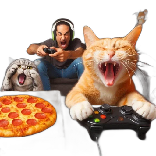 food, animal, concept art, pixel art, photorealistic, 3d render, indoor, living transparent PNG cut-out