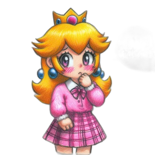 staff, dress, crown, pixel art, vaporwave, concept art, anime, pastel transparent PNG cut-out