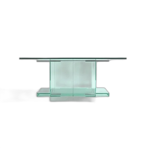furniture, jewelry, staff, 3d render, sleek, modern, glass, table transparent PNG cut-out
