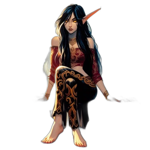 staff, fantasy art, concept art, pixel art, comic book art, dark, red, ethereal transparent PNG cut-out