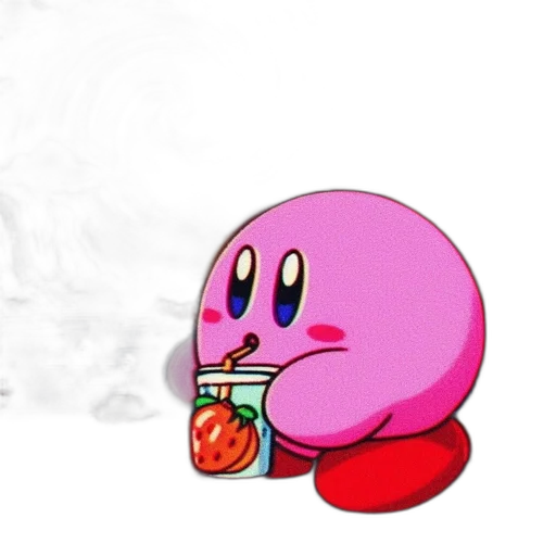 food, creature, weapon, animal, concept art, vaporwave, pixel art, 3d render transparent PNG cut-out