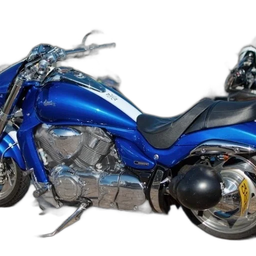 photorealistic, 3d render, blue, motorcycle, chrome, accents, parked, cobblestone transparent PNG cut-out