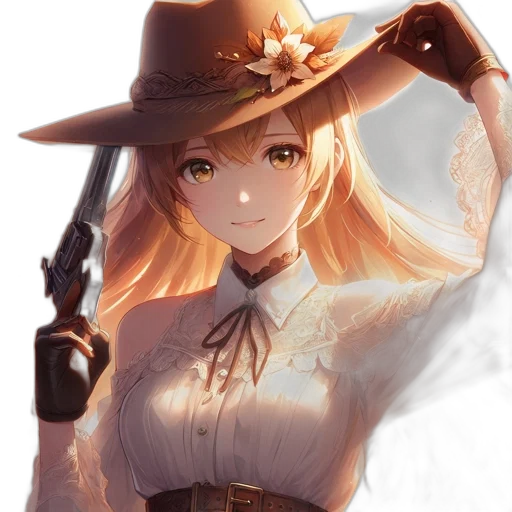 hat, staff, weapon, crown, anime, fantasy art, concept art, pixel art transparent PNG cut-out