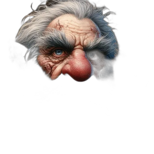 face, mask, creature, animal, photorealistic, concept art, 3d render, watercolor transparent PNG cut-out