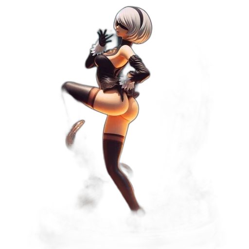 staff, robot, weapon, concept art, fantasy art, pixel art, comic book art, outer space transparent PNG cut-out
