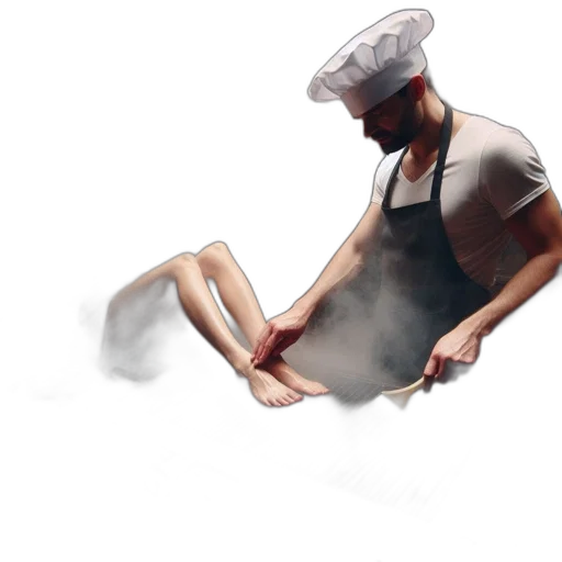 food, staff, hat, weapon, concept art, watercolor, photorealistic, oil painting transparent PNG cut-out