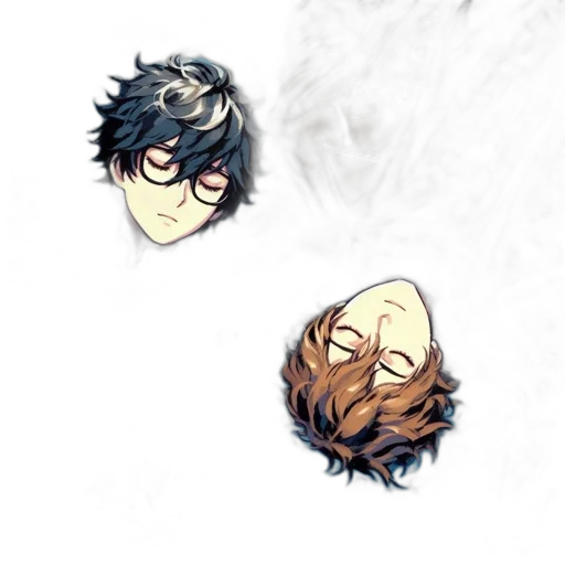 mask, concept art, pixel art, anime, comic book art, dark, monochrome, golden transparent PNG cut-out