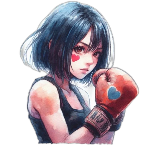 weapon, face, mask, watercolor, anime, comic book art, concept art, blue transparent PNG cut-out