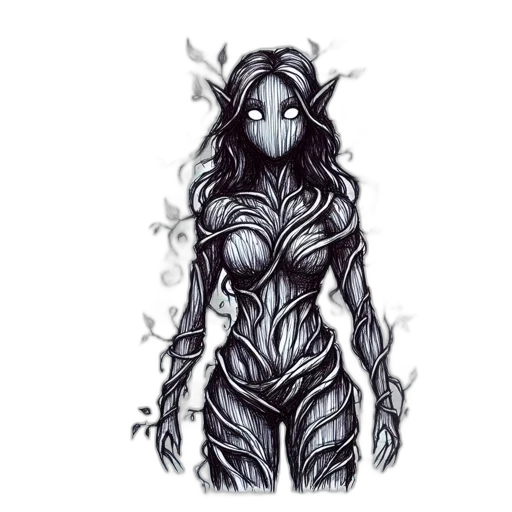 creature, mask, dress, robot, fantasy art, concept art, comic book art, pencil sketch transparent PNG cut-out