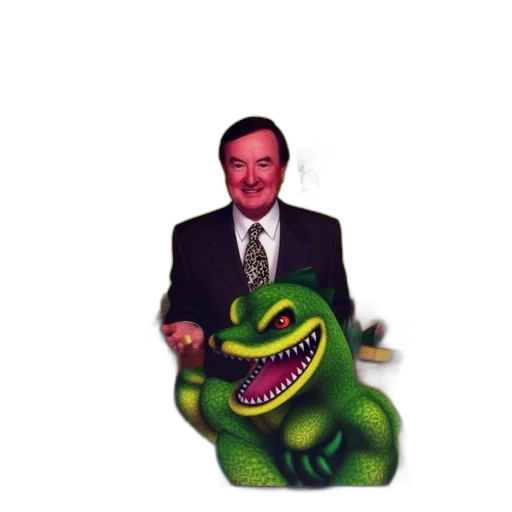 creature, animal, dragon, staff, pixel art, vaporwave, concept art, man transparent PNG cut-out