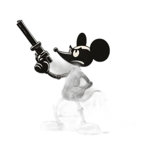 weapon, staff, animal, robot, concept art, 3d render, cartoon, comic book art transparent PNG cut-out