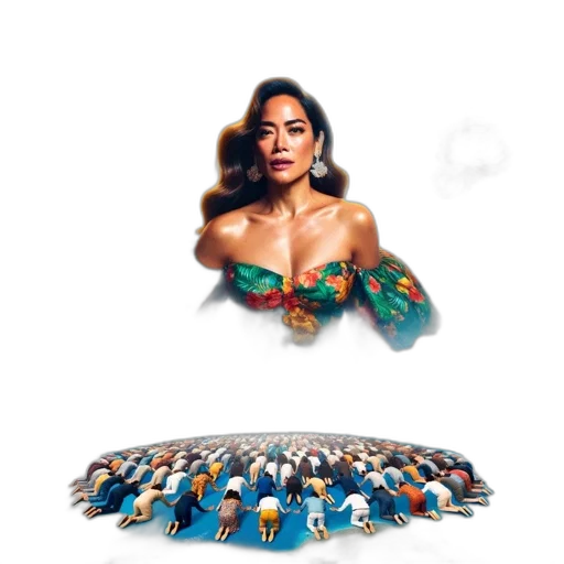 jewelry, crown, dress, concept art, pixel art, comic book art, photorealistic, underwater transparent PNG cut-out