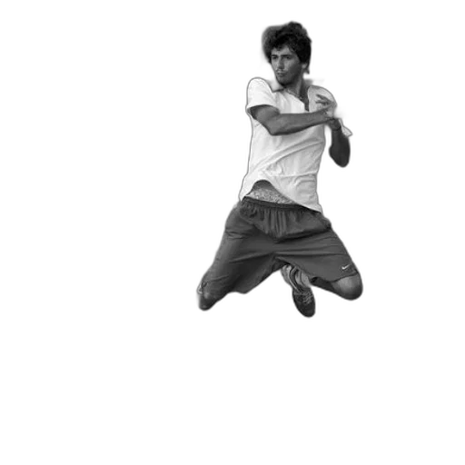 photorealistic, pencil sketch, concept art, pixel art, black, white, photo, tennis transparent PNG cut-out