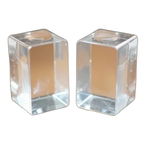 jewelry, furniture, crown, 3d render, two, identical, clear, plastic transparent PNG cut-out