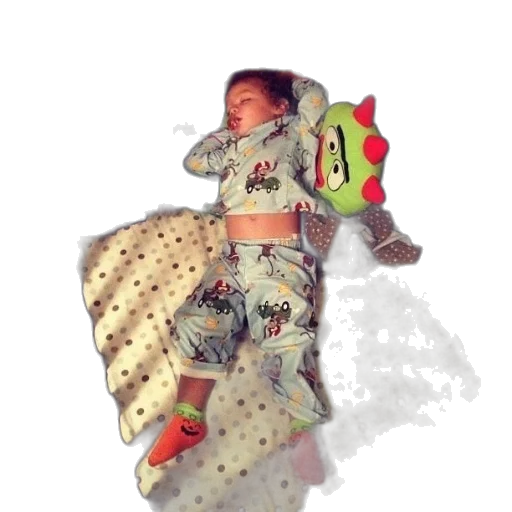 photorealistic, oil painting, watercolor, pixel art, baby, sleeps, crib, stuffed transparent PNG cut-out