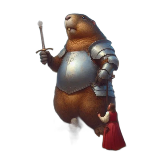 staff, animal, creature, sword, concept art, fantasy art, 3d render, pixel art transparent PNG cut-out
