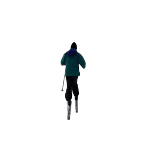 jacket, staff, robot, creature, pixel art, 3d render, concept art, cyberpunk transparent PNG cut-out