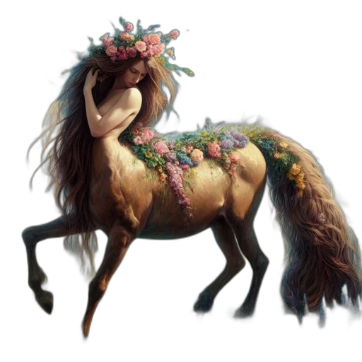 animal, creature, dress, fantasy art, concept art, photorealistic, pixel art, earth tones transparent PNG cut-out