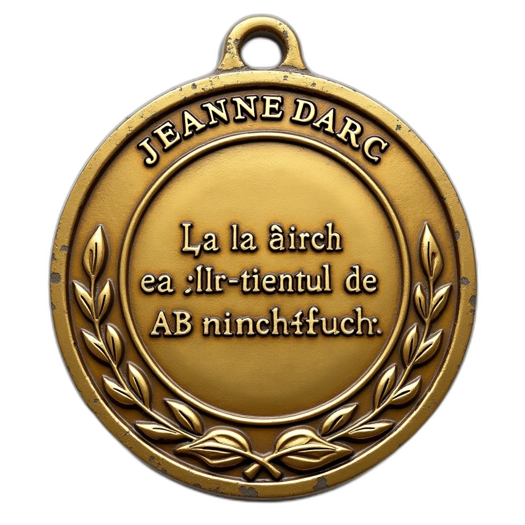 golden, medal, smooth, surface, loop, top, has, decorative transparent PNG cut-out