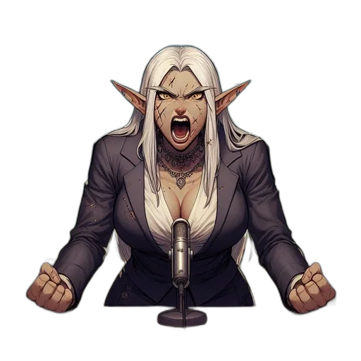staff, face, concept art, pixel art, comic book art, fantasy art, elven, figure transparent PNG cut-out