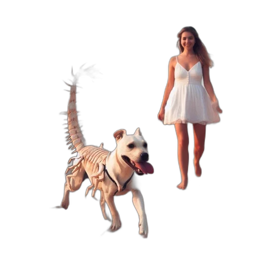 creature, animal, dress, dragon, 3d render, concept art, pixel art, photorealistic transparent PNG cut-out