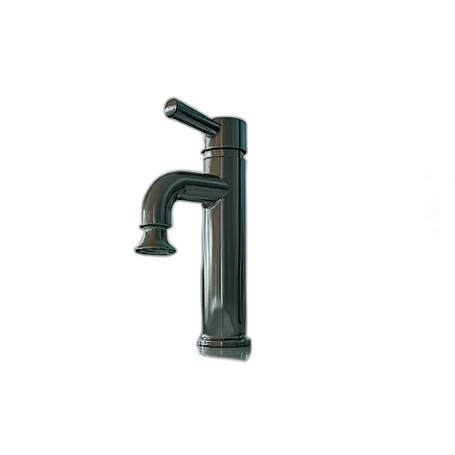 staff, weapon, furniture, 3d render, close-up, silver, faucet, clear transparent PNG cut-out