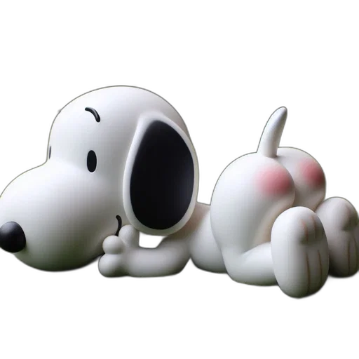 animal, 3d render, concept art, photorealistic, illustrated, figure, white, dog transparent PNG cut-out
