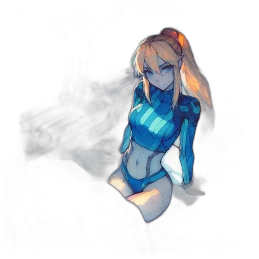 robot, dress, jacket, anime, concept art, pixel art, watercolor, neon lights transparent PNG cut-out